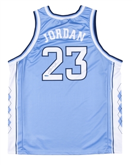Michael Jordan Signed University of North Carolina Jordan Brand Jersey (UDA)